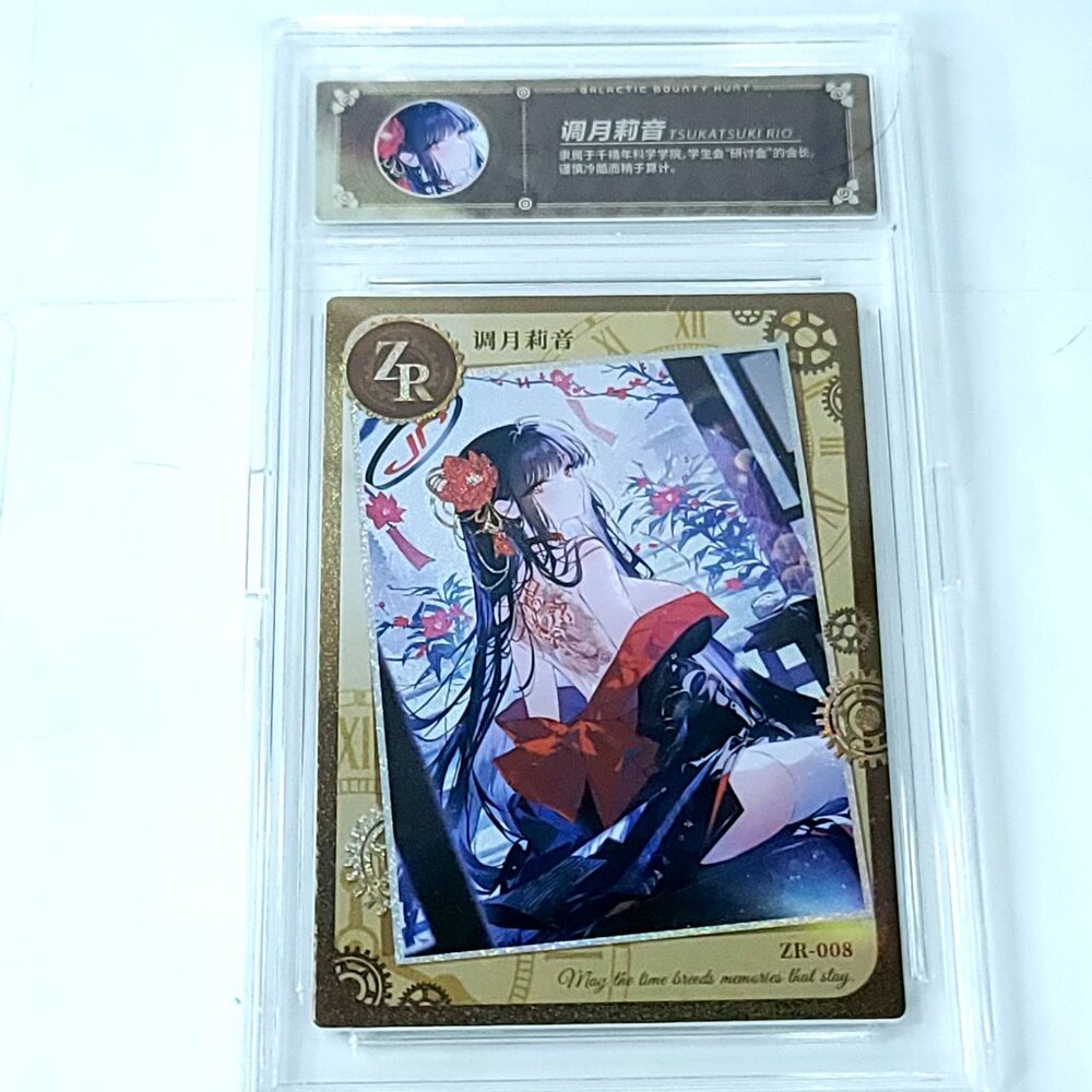 Rio ZR Waifu Anime Trading Card Encased Bounty Hunt Collection SLAB